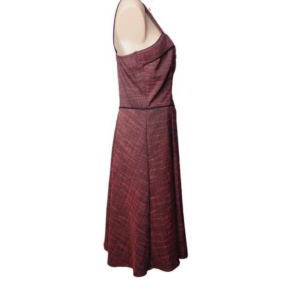 Red and Black Pinup Sheath Dress Size Medium - Picture 4 of 11